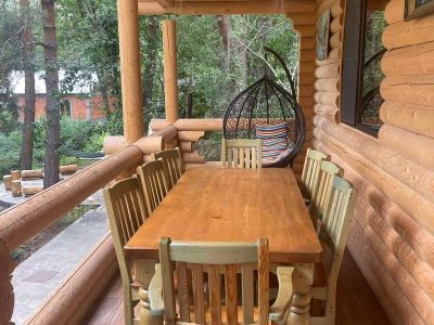 Փայտե քոթեջ Ջերմուկում անտառի մեջ 4 սենյակ